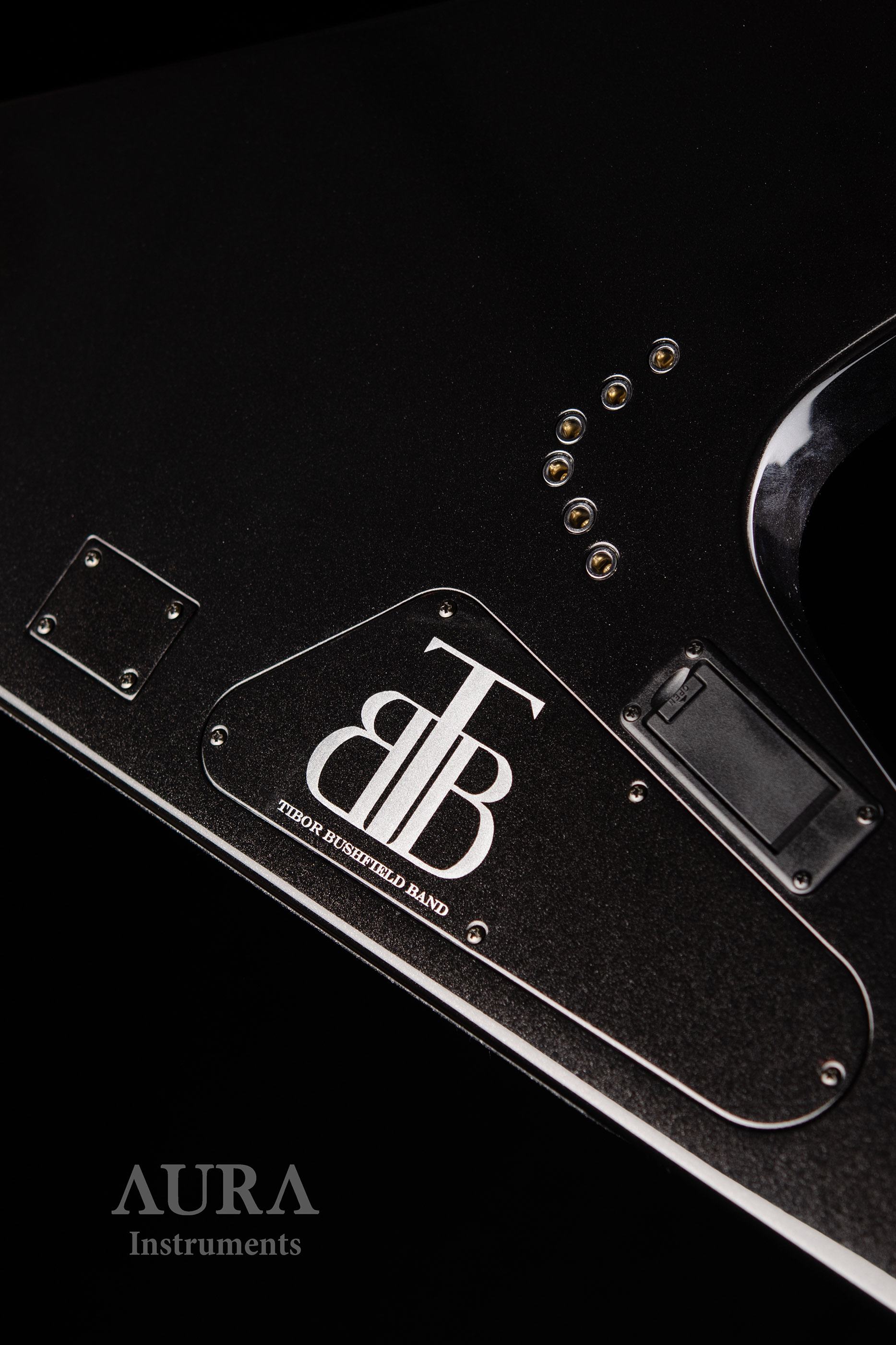 Guitar Aura Bushfield detail 5